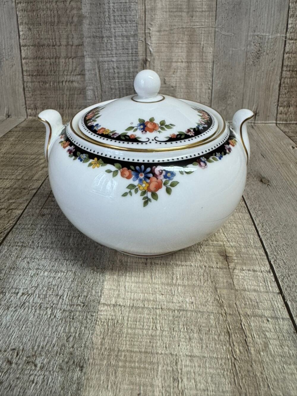 Wedgwood Osborn Sugar Bowl Bone China R4699